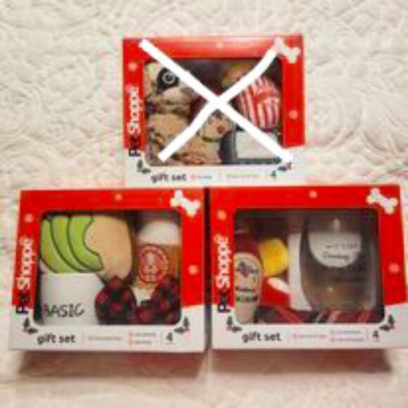 Pet Shoppe Dog and Owner Coffee and Brunch 4 Piece Gift Set New in Box - Picture 3 of 3